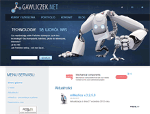 Tablet Screenshot of gawliczek.net